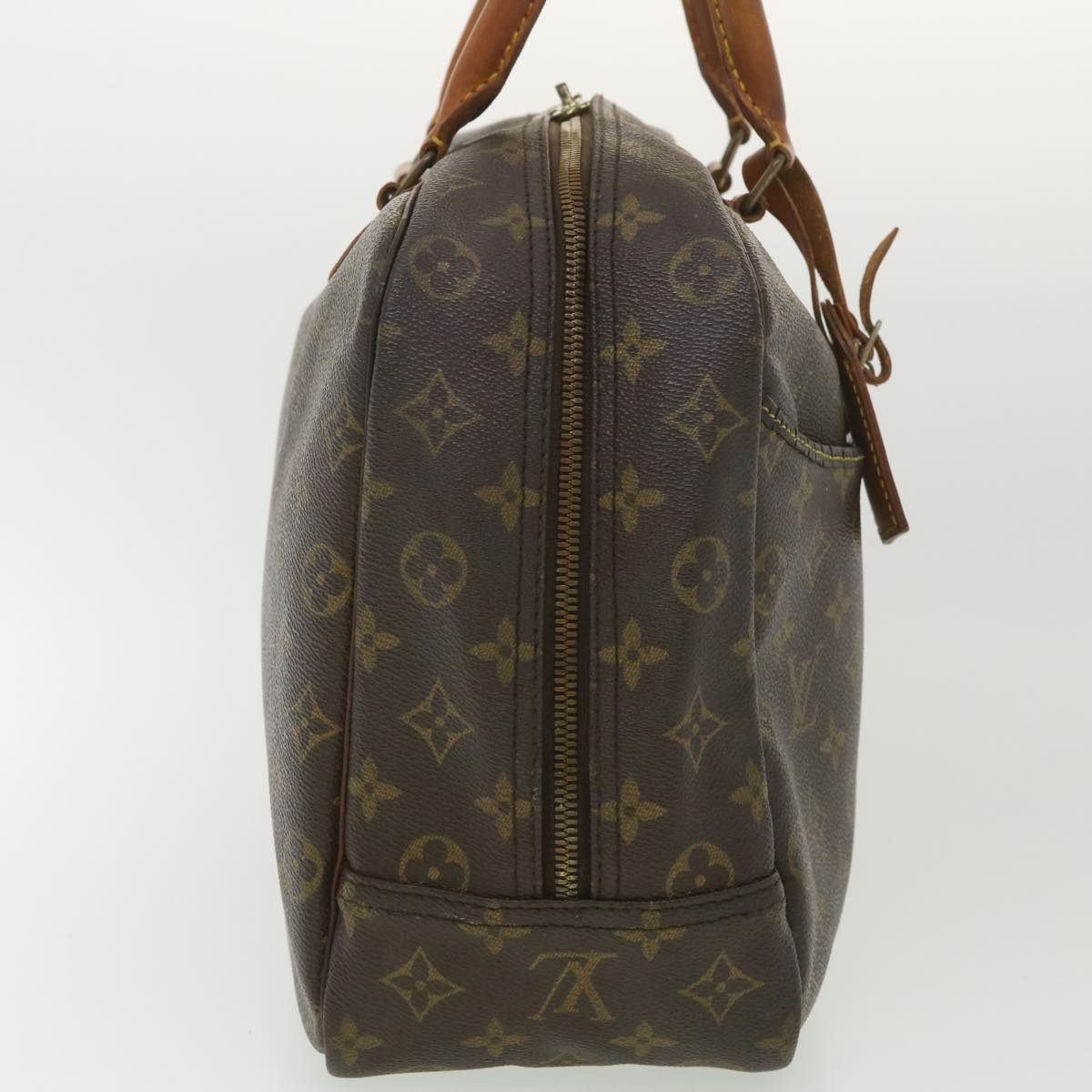 LOUIS VUITTON Monogram Deauville Hand Bag L083 LV Auth 37573