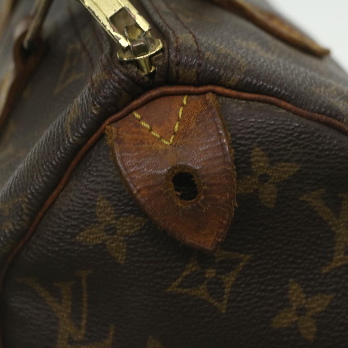 LOUIS VUITTON Monogram Speedy 25 Hand Bag M41528 LV Auth 37575