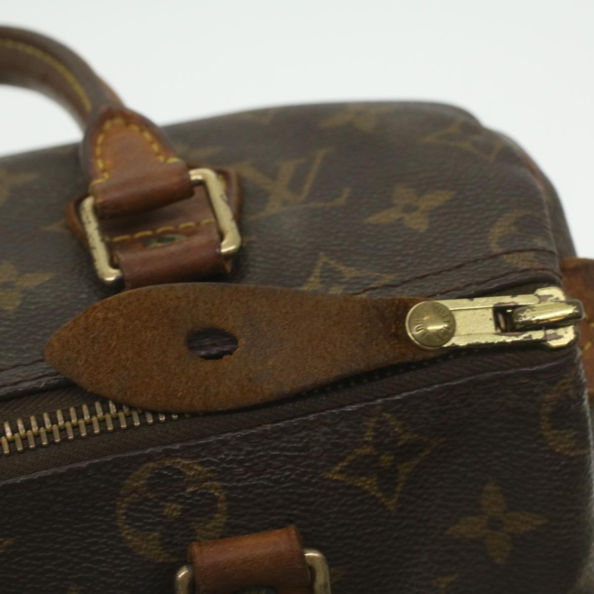 LOUIS VUITTON Monogram Speedy 25 Hand Bag M41528 LV Auth 37575