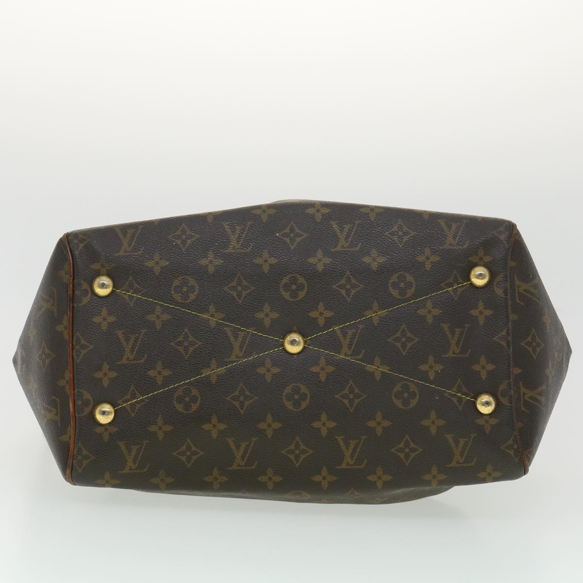 LOUIS VUITTON Monogram Tivori GM Hand Bag M40144 LV Auth 37580