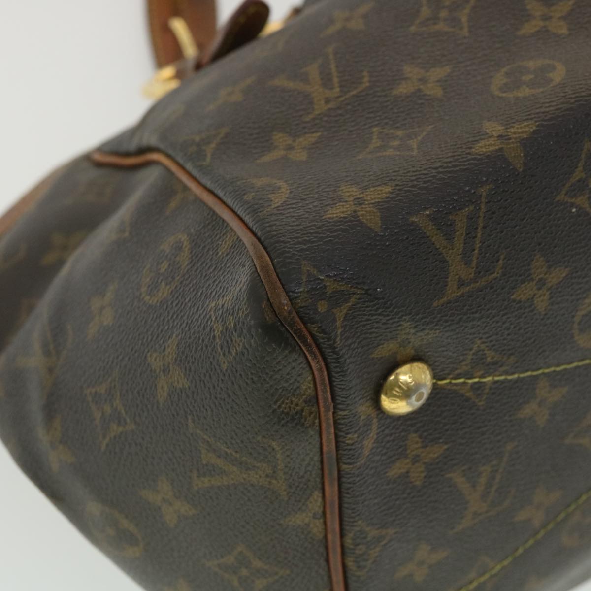 LOUIS VUITTON Monogram Tivori GM Hand Bag M40144 LV Auth 37580