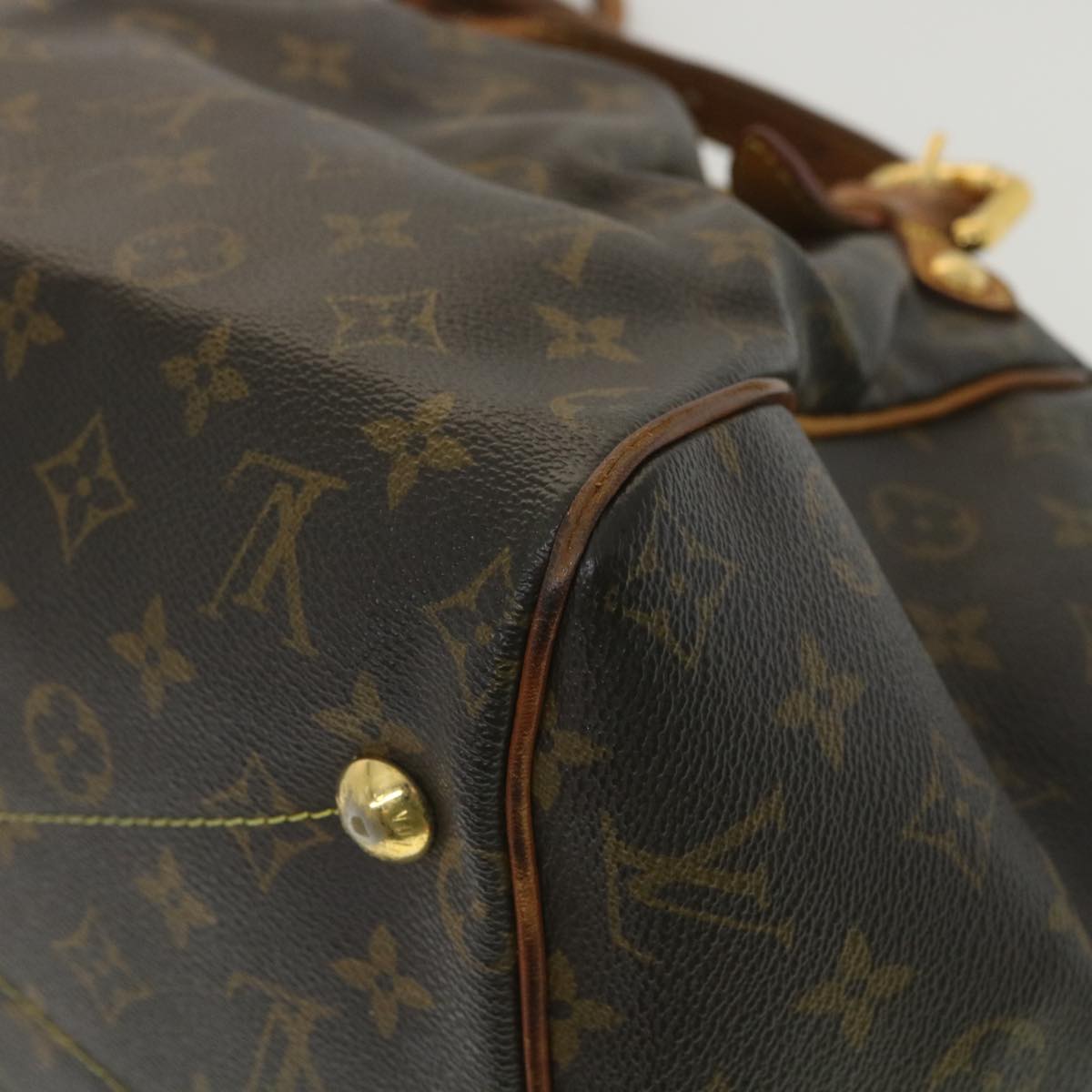 LOUIS VUITTON Monogram Tivori GM Hand Bag M40144 LV Auth 37580