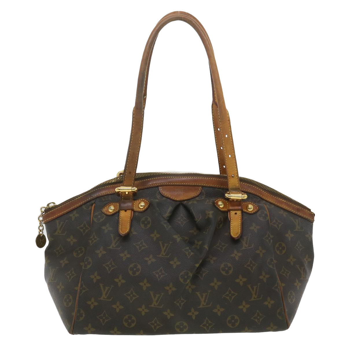 LOUIS VUITTON Monogram Tivori GM Hand Bag M40144 LV Auth 37580