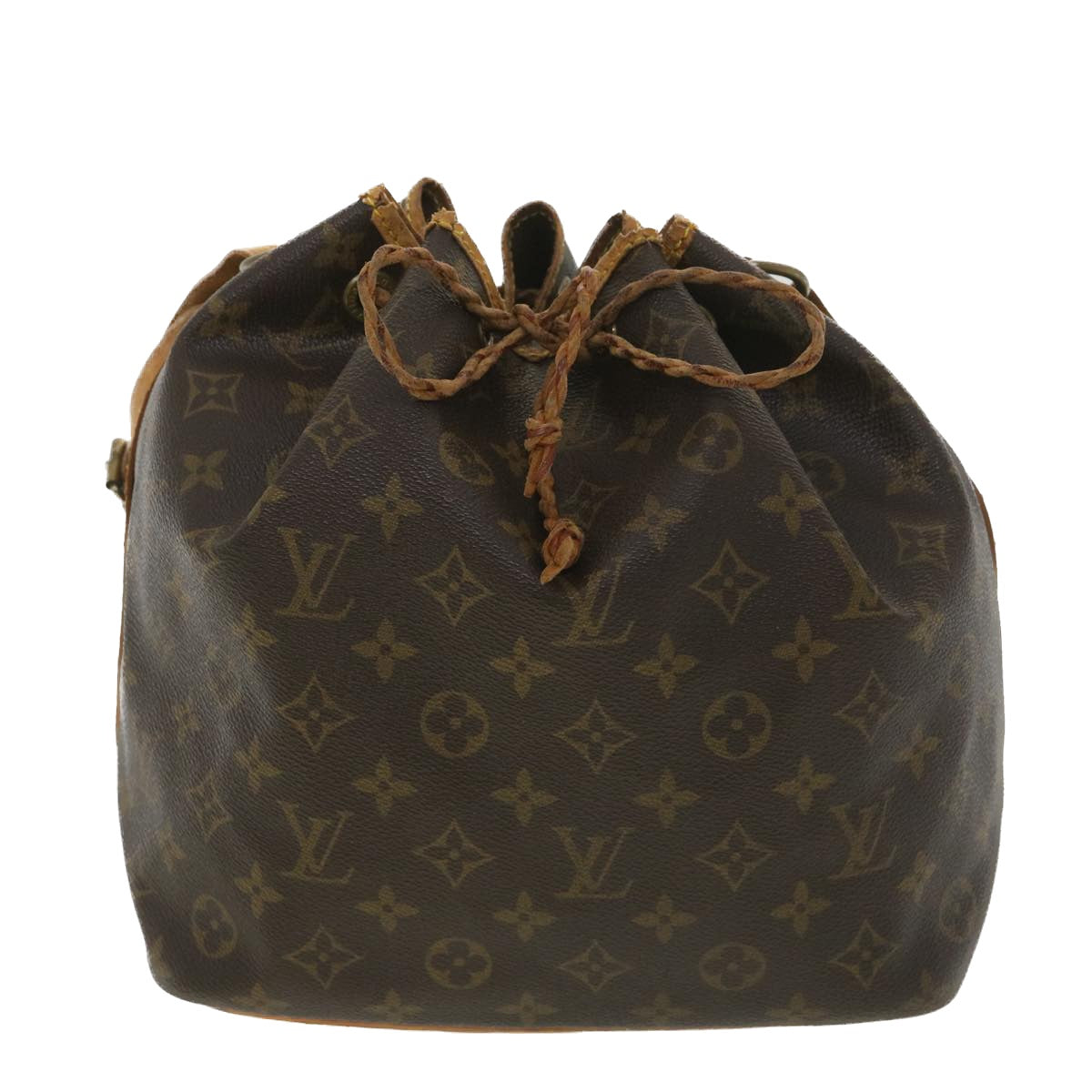 LOUIS VUITTON Monogram Petit Noe Shoulder Bag M42226 LV Auth 37581