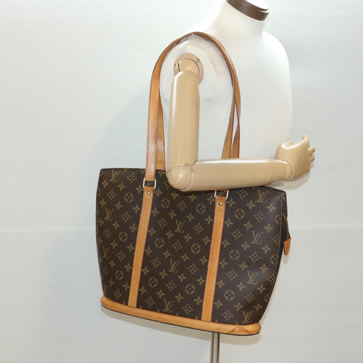 LOUIS VUITTON Monogram Babylone Tote Bag M51102 LV Auth 37589