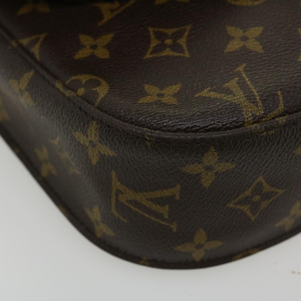 LOUIS VUITTON Monogram Saint Cloud GM Shoulder Bag M51242 LV Auth 37590