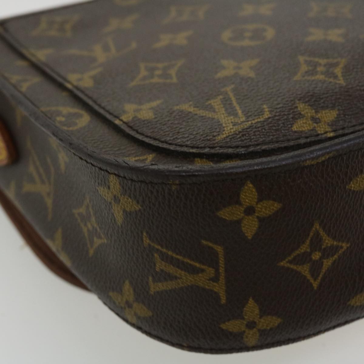 LOUIS VUITTON Monogram Saint Cloud GM Shoulder Bag M51242 LV Auth 37590