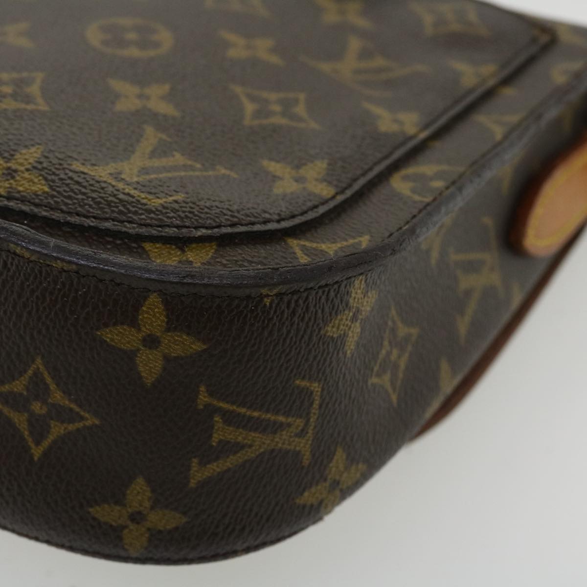 LOUIS VUITTON Monogram Saint Cloud GM Shoulder Bag M51242 LV Auth 37590