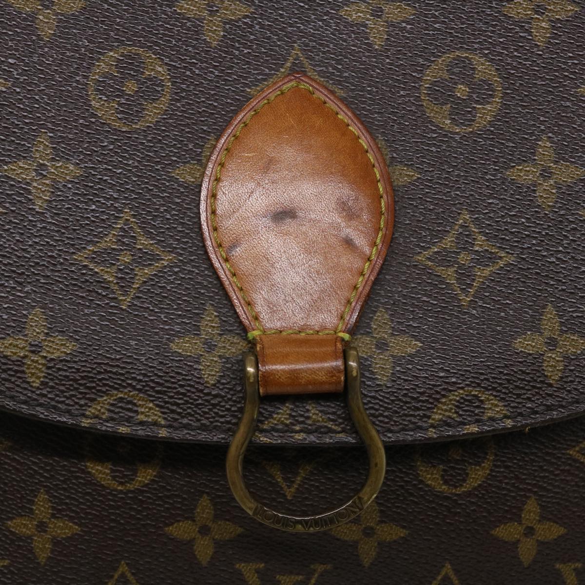 LOUIS VUITTON Monogram Saint Cloud GM Shoulder Bag M51242 LV Auth 37590