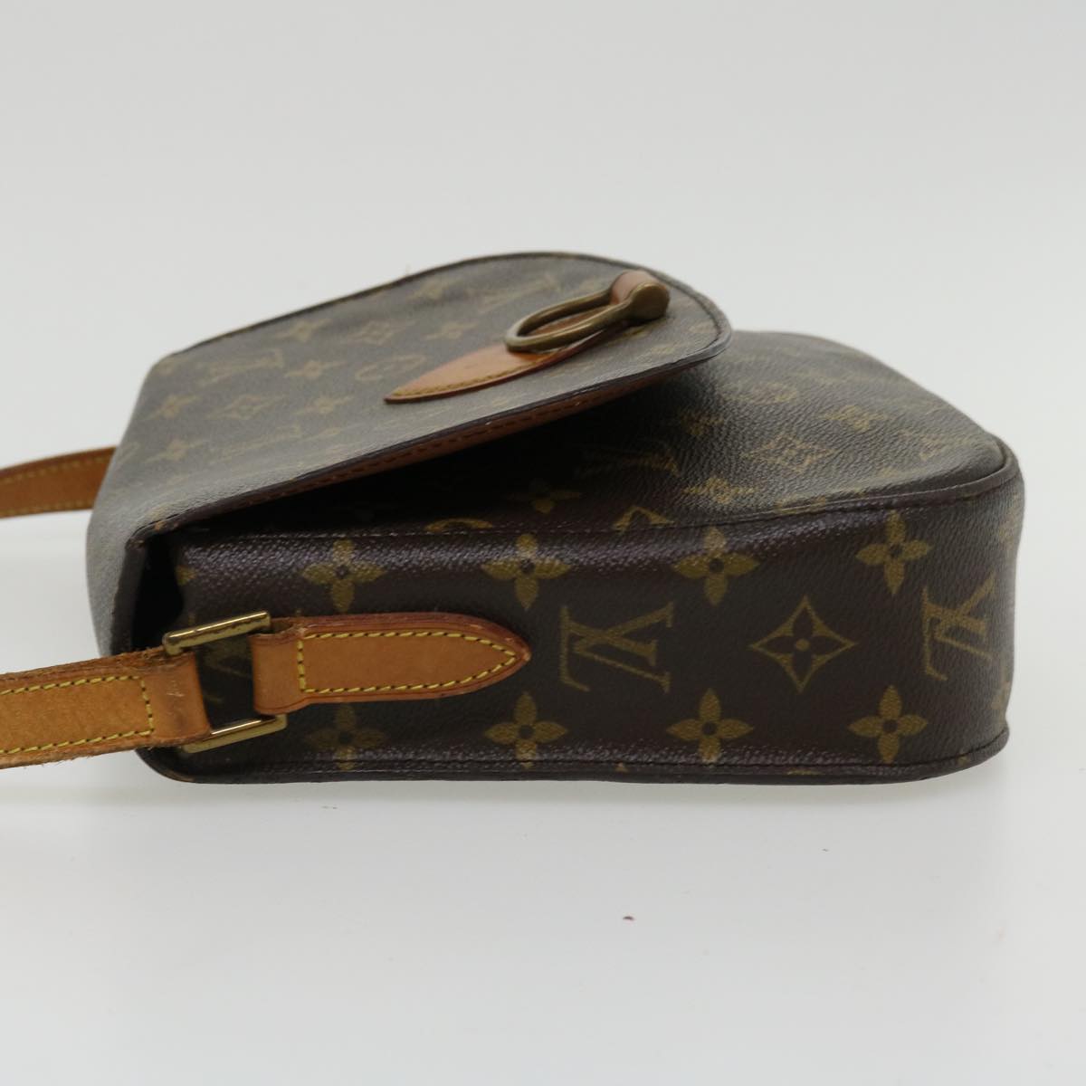 LOUIS VUITTON Monogram Saint Cloud GM Shoulder Bag M51242 LV Auth 37590