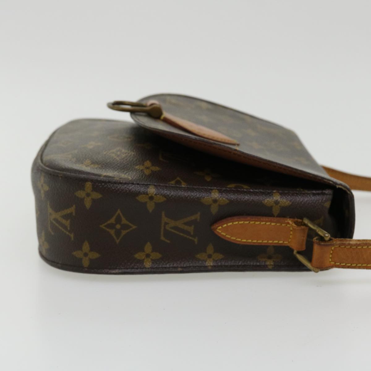 LOUIS VUITTON Monogram Saint Cloud GM Shoulder Bag M51242 LV Auth 37590