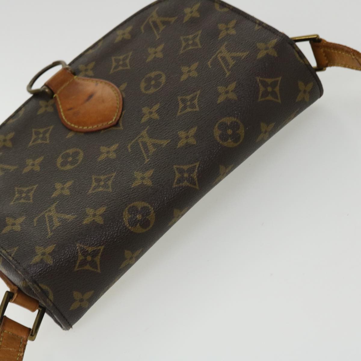 LOUIS VUITTON Monogram Saint Cloud GM Shoulder Bag M51242 LV Auth 37590