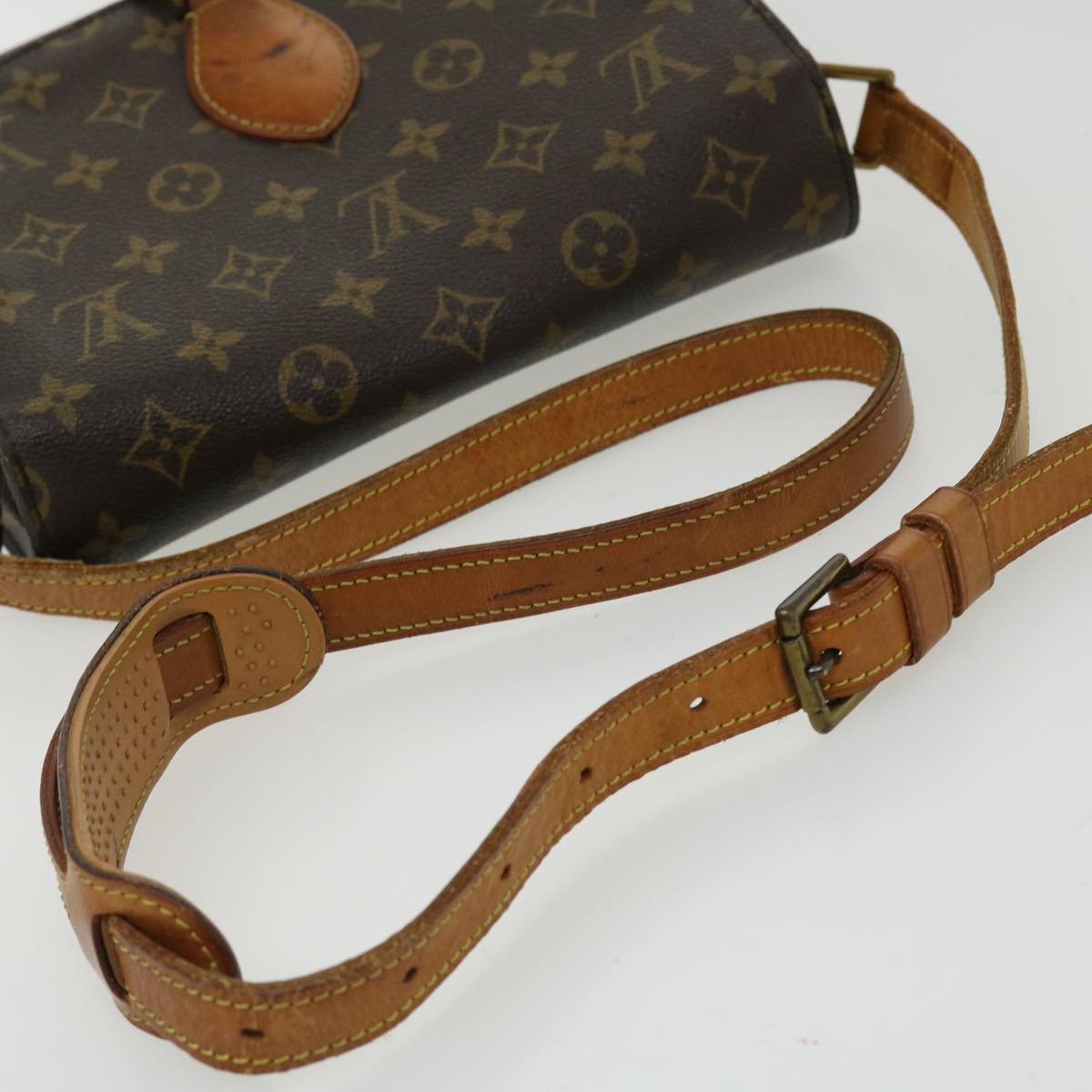 LOUIS VUITTON Monogram Saint Cloud GM Shoulder Bag M51242 LV Auth 37590