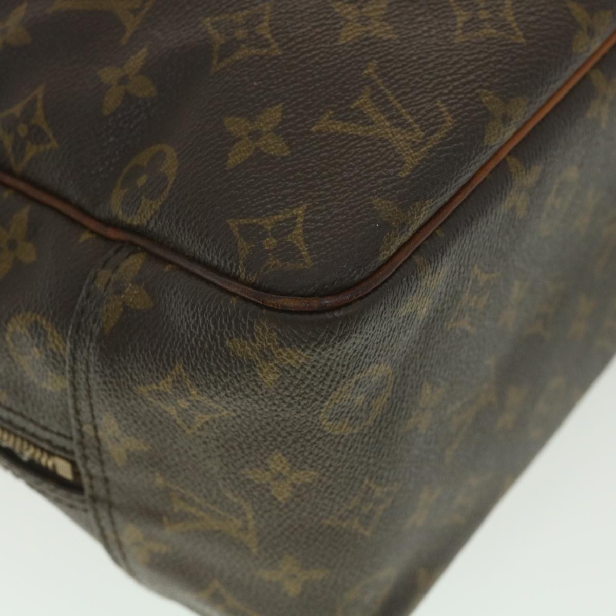 LOUIS VUITTON Monogram Deauville Hand Bag M47270 LV Auth 37604