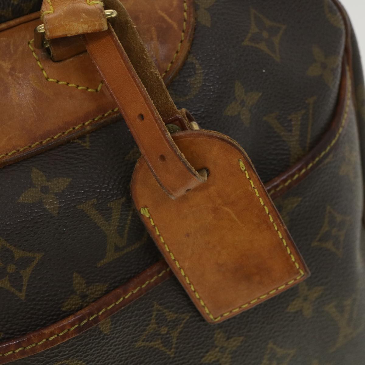 LOUIS VUITTON Monogram Deauville Hand Bag M47270 LV Auth 37604