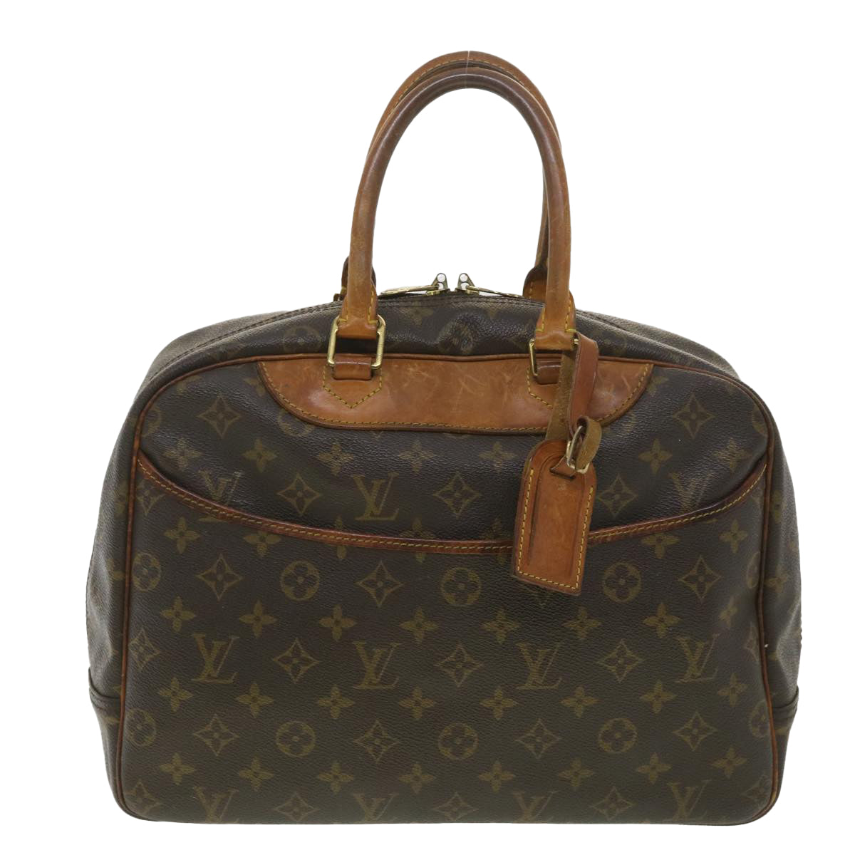 LOUIS VUITTON Monogram Deauville Hand Bag M47270 LV Auth 37604