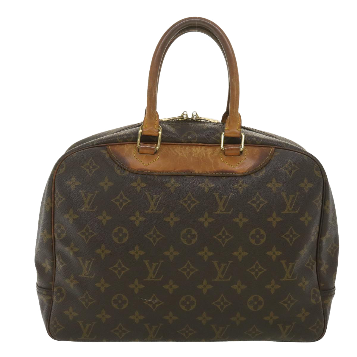 LOUIS VUITTON Monogram Deauville Hand Bag M47270 LV Auth 37604