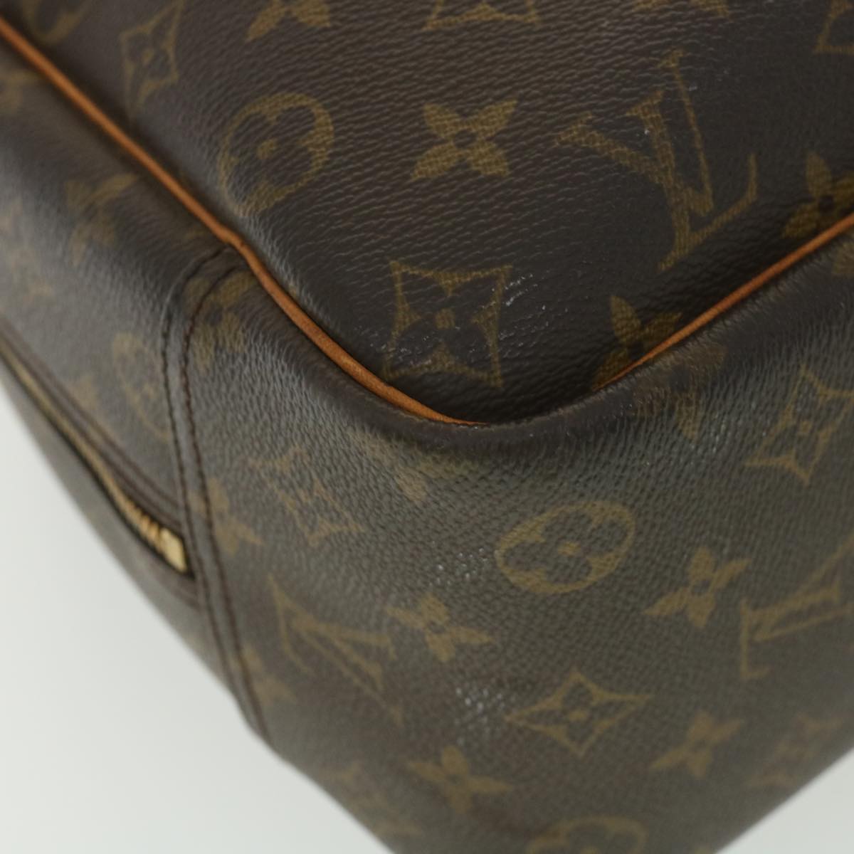 LOUIS VUITTON Monogram Deauville Hand Bag M47270 LV Auth 37605