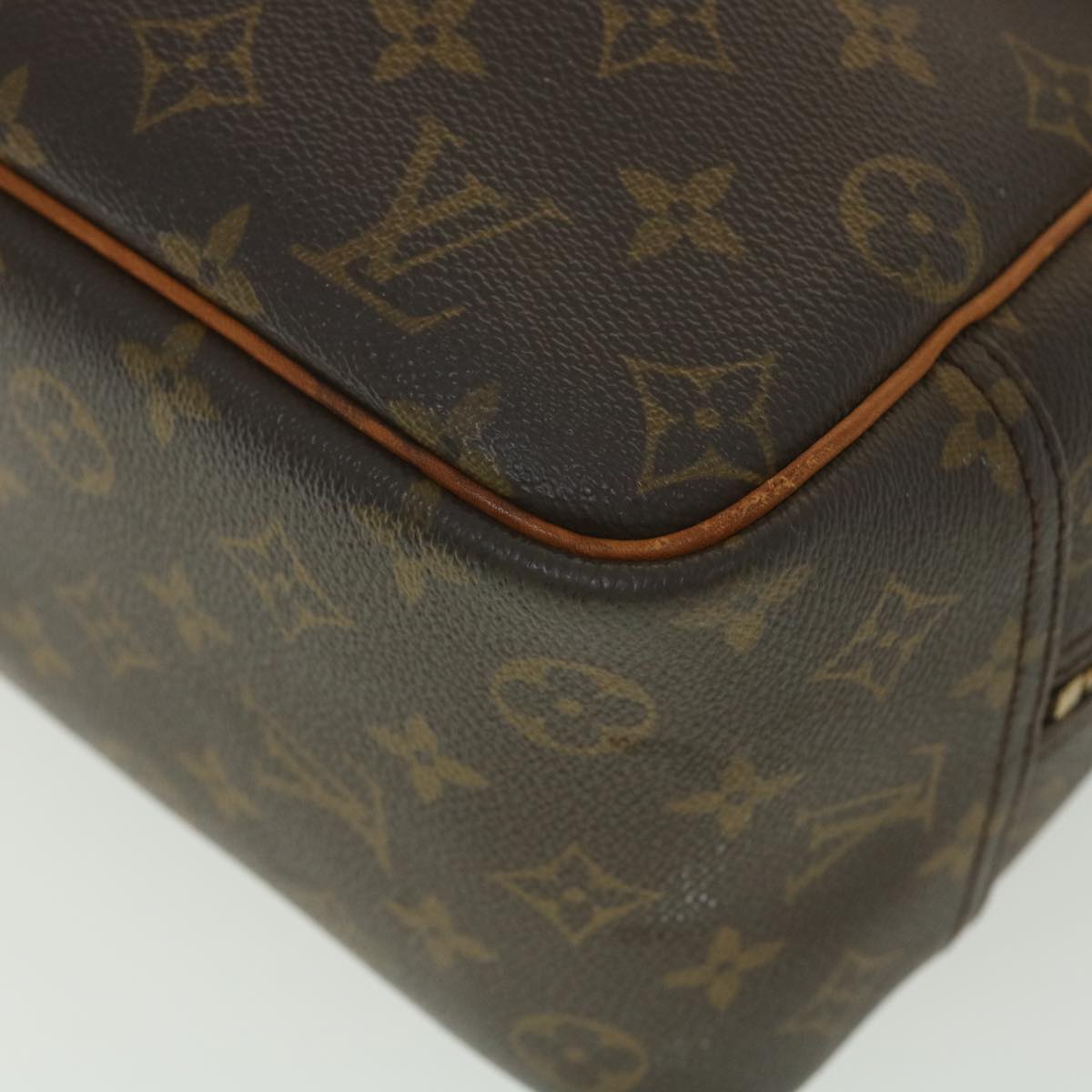 LOUIS VUITTON Monogram Deauville Hand Bag M47270 LV Auth 37605