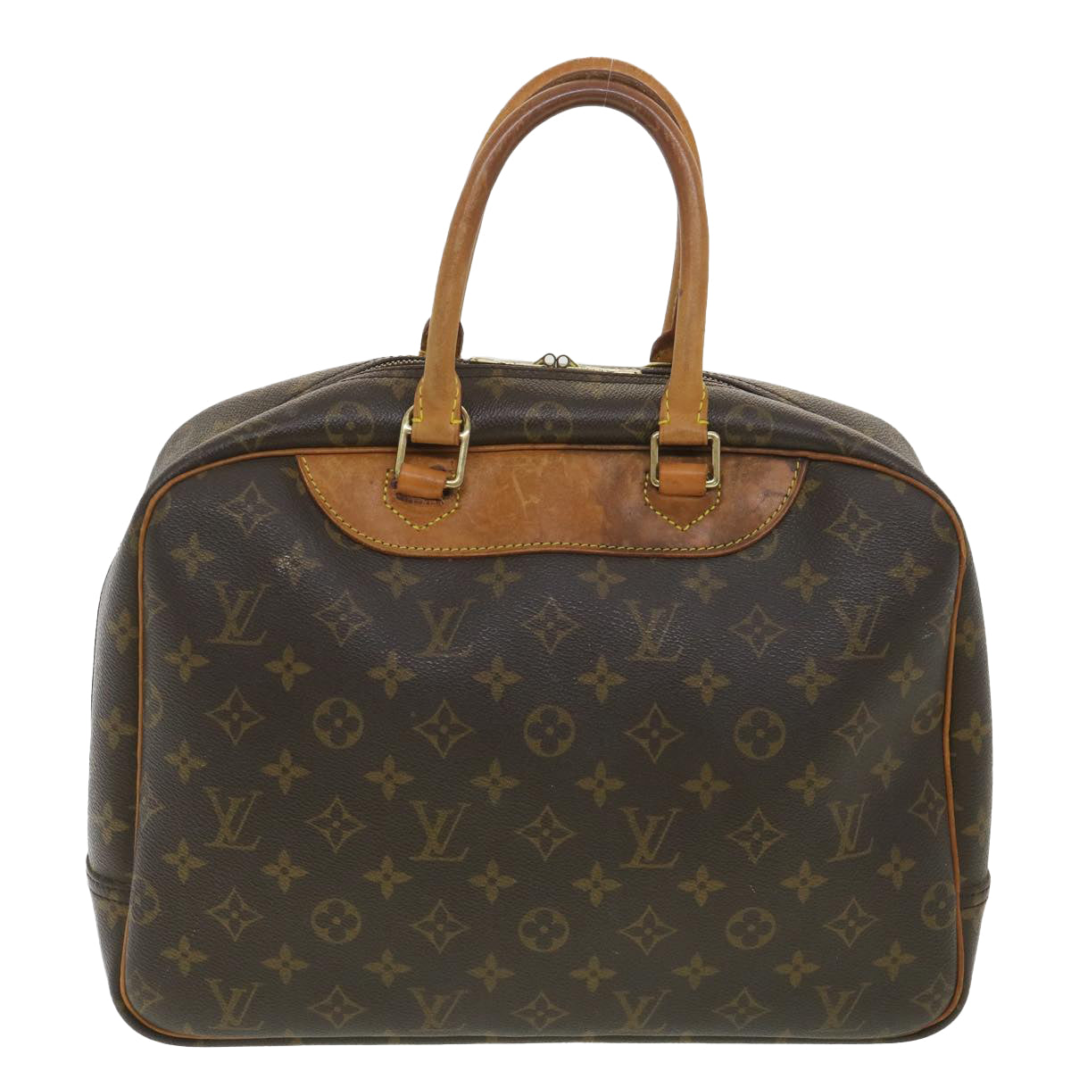 LOUIS VUITTON Monogram Deauville Hand Bag M47270 LV Auth 37605