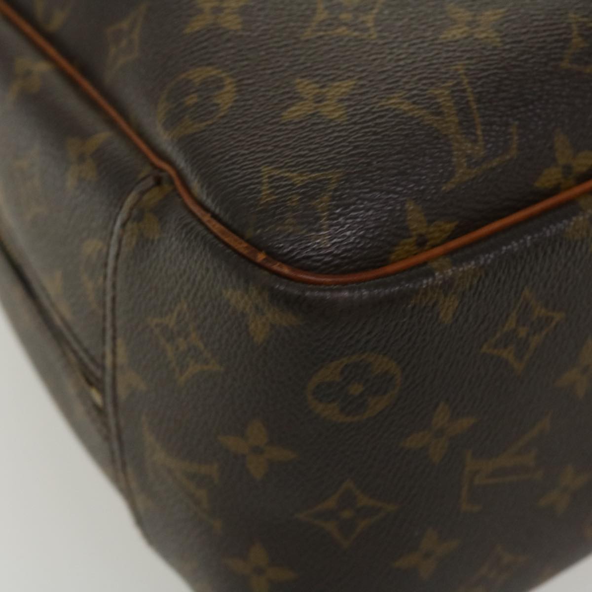 LOUIS VUITTON Monogram Deauville Hand Bag M47270 LV Auth 37618