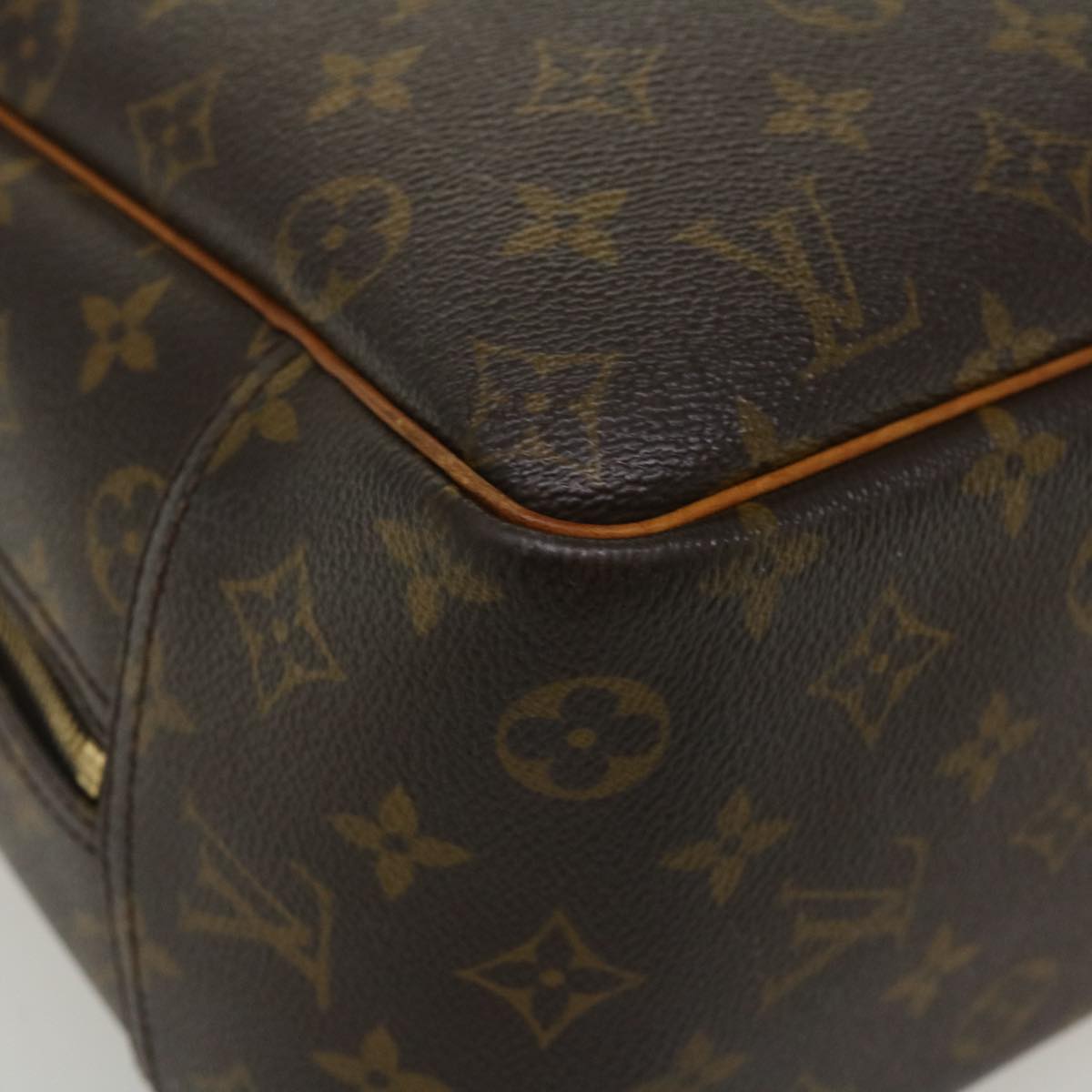 LOUIS VUITTON Monogram Deauville Hand Bag M47270 LV Auth 37618