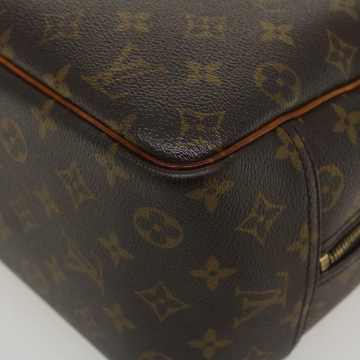 LOUIS VUITTON Monogram Deauville Hand Bag M47270 LV Auth 37618