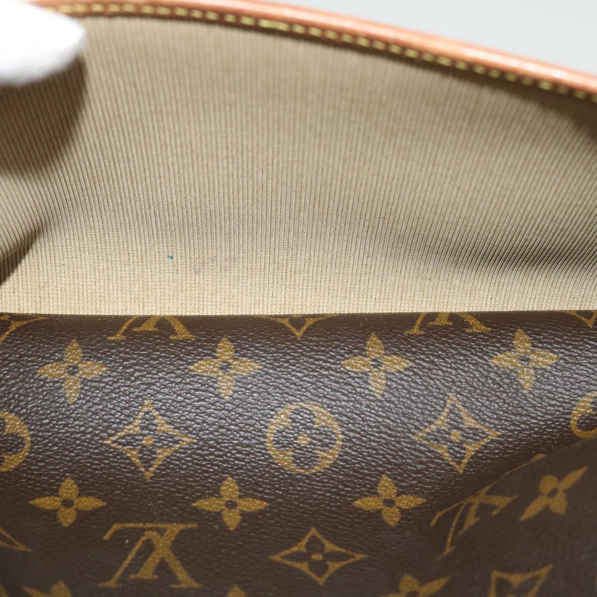 LOUIS VUITTON Monogram Deauville Hand Bag M47270 LV Auth 37618