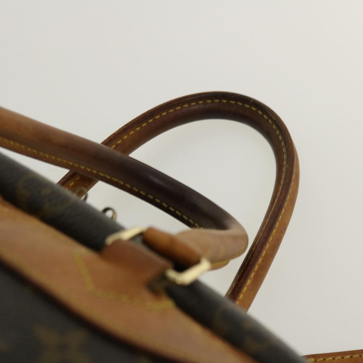 LOUIS VUITTON Monogram Deauville Hand Bag M47270 LV Auth 37618