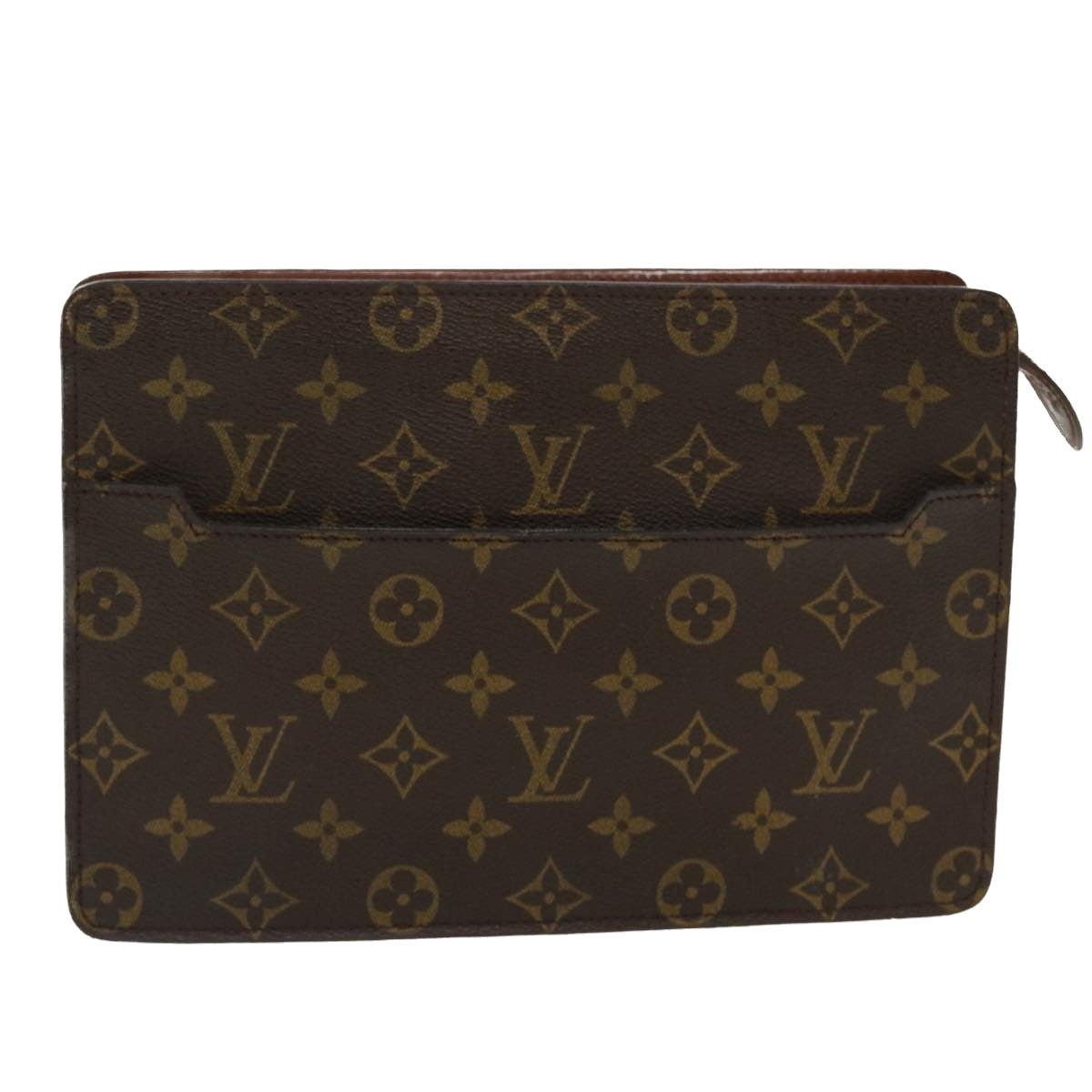 LOUIS VUITTON Monogram Pochette Homme Clutch Bag M51795 LV Auth 37632