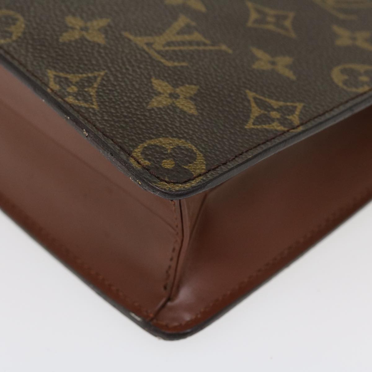 LOUIS VUITTON Monogram Pochette Homme Clutch Bag M51795 LV Auth 37632