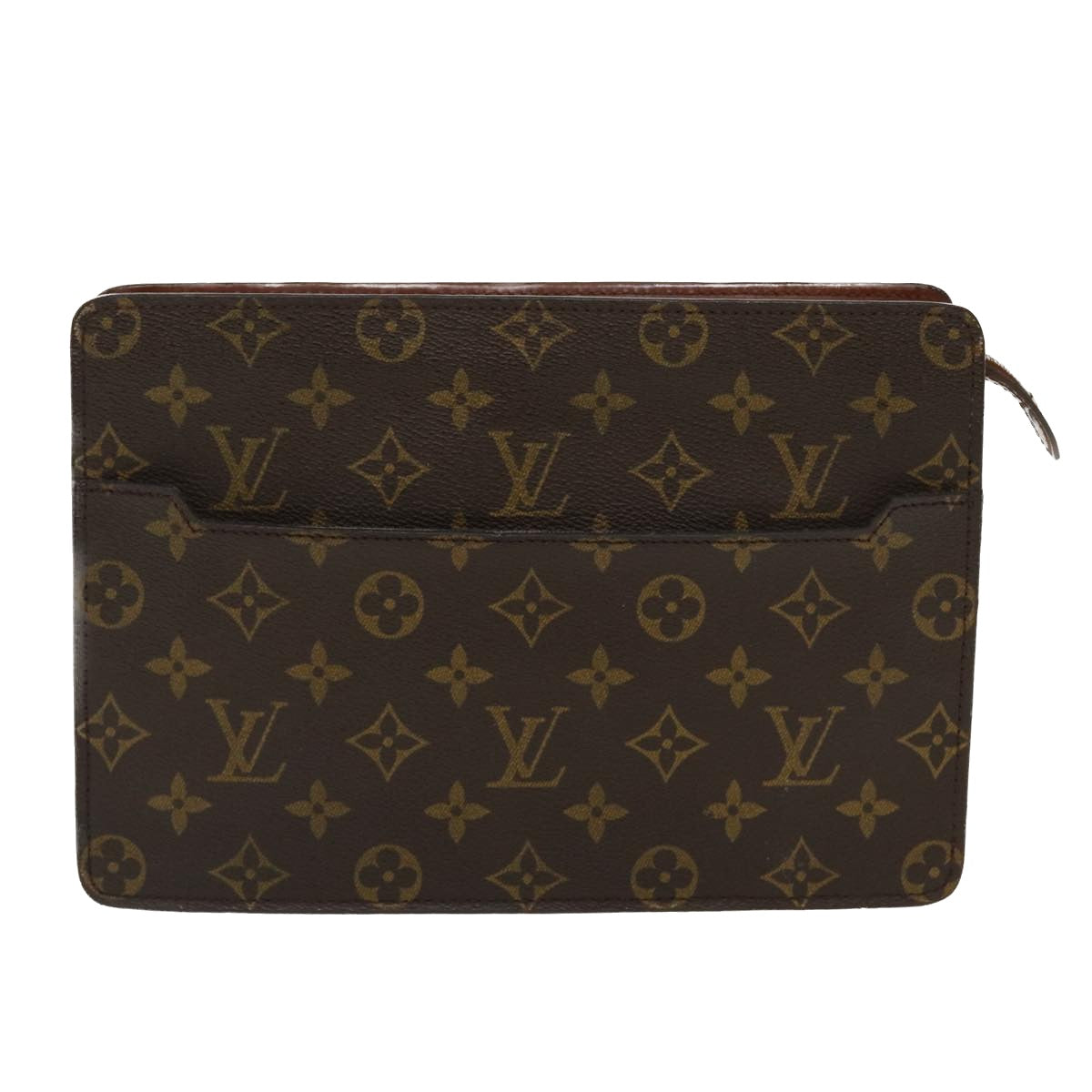 LOUIS VUITTON Monogram Pochette Homme Clutch Bag M51795 LV Auth 37632