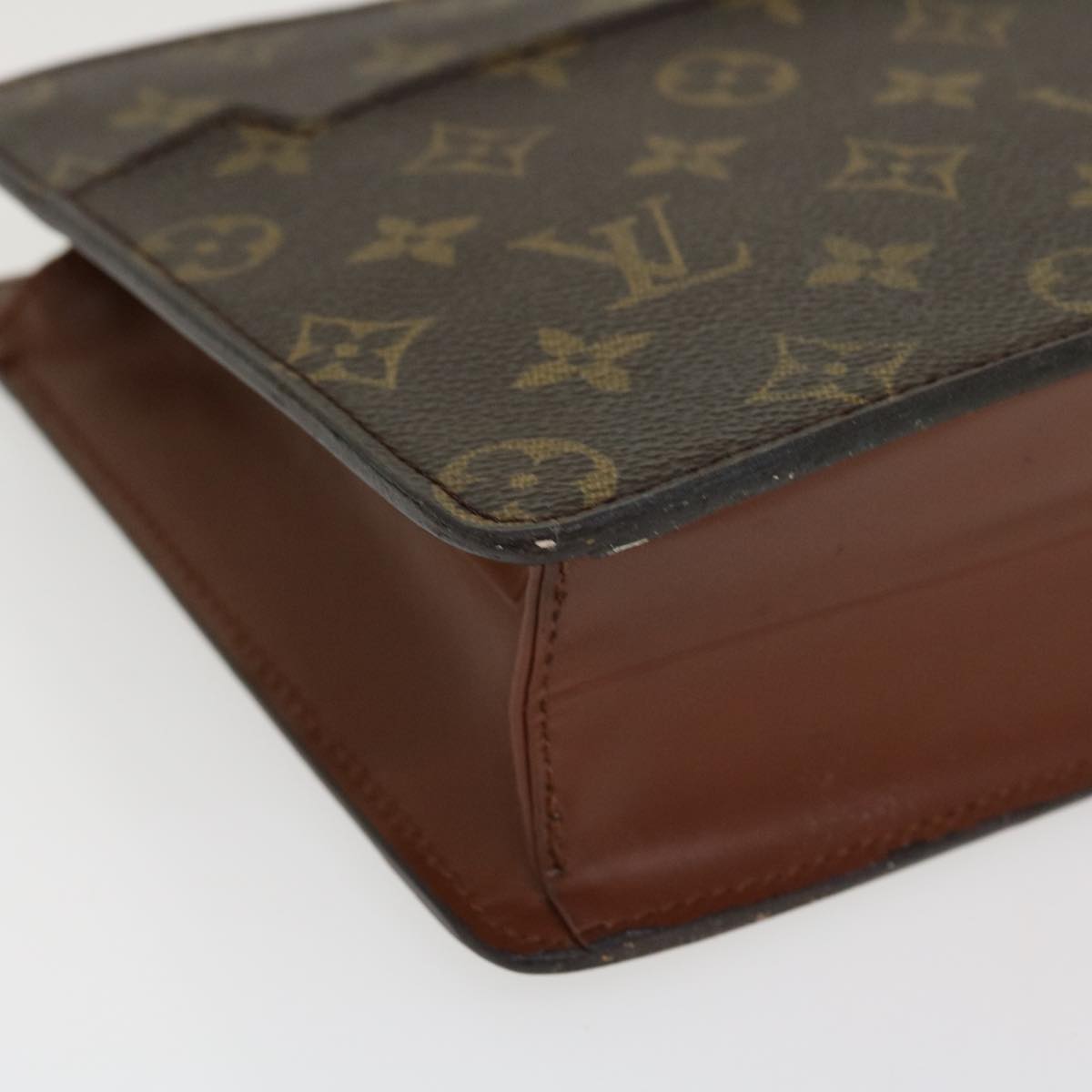 LOUIS VUITTON Monogram Pochette Homme Clutch Bag M51795 LV Auth 37632