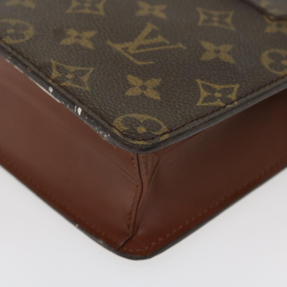 LOUIS VUITTON Monogram Pochette Homme Clutch Bag M51795 LV Auth 37632