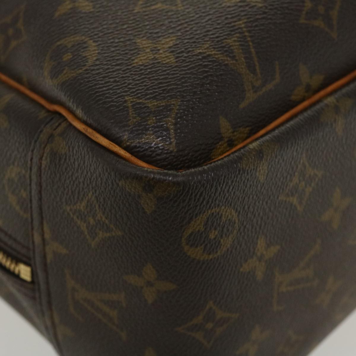 LOUIS VUITTON Monogram Deauville Hand Bag M47270 LV Auth 37644