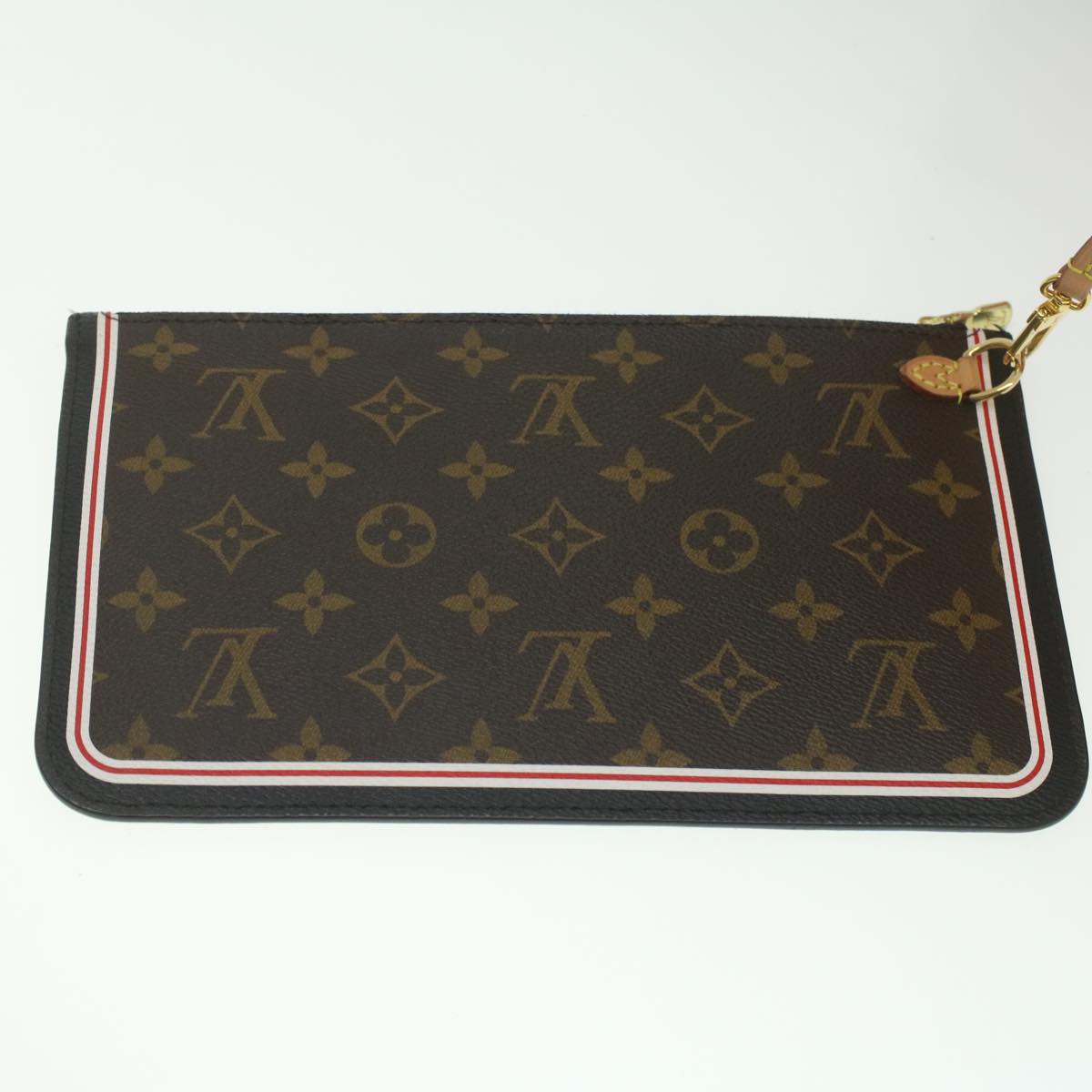 LOUIS VUITTON monogram game on Neverfull MM Tote Bag M57452 LV Auth 37723