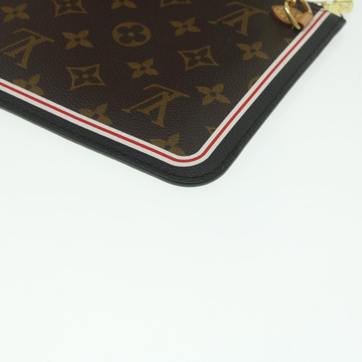 LOUIS VUITTON monogram game on Neverfull MM Tote Bag M57452 LV Auth 37723