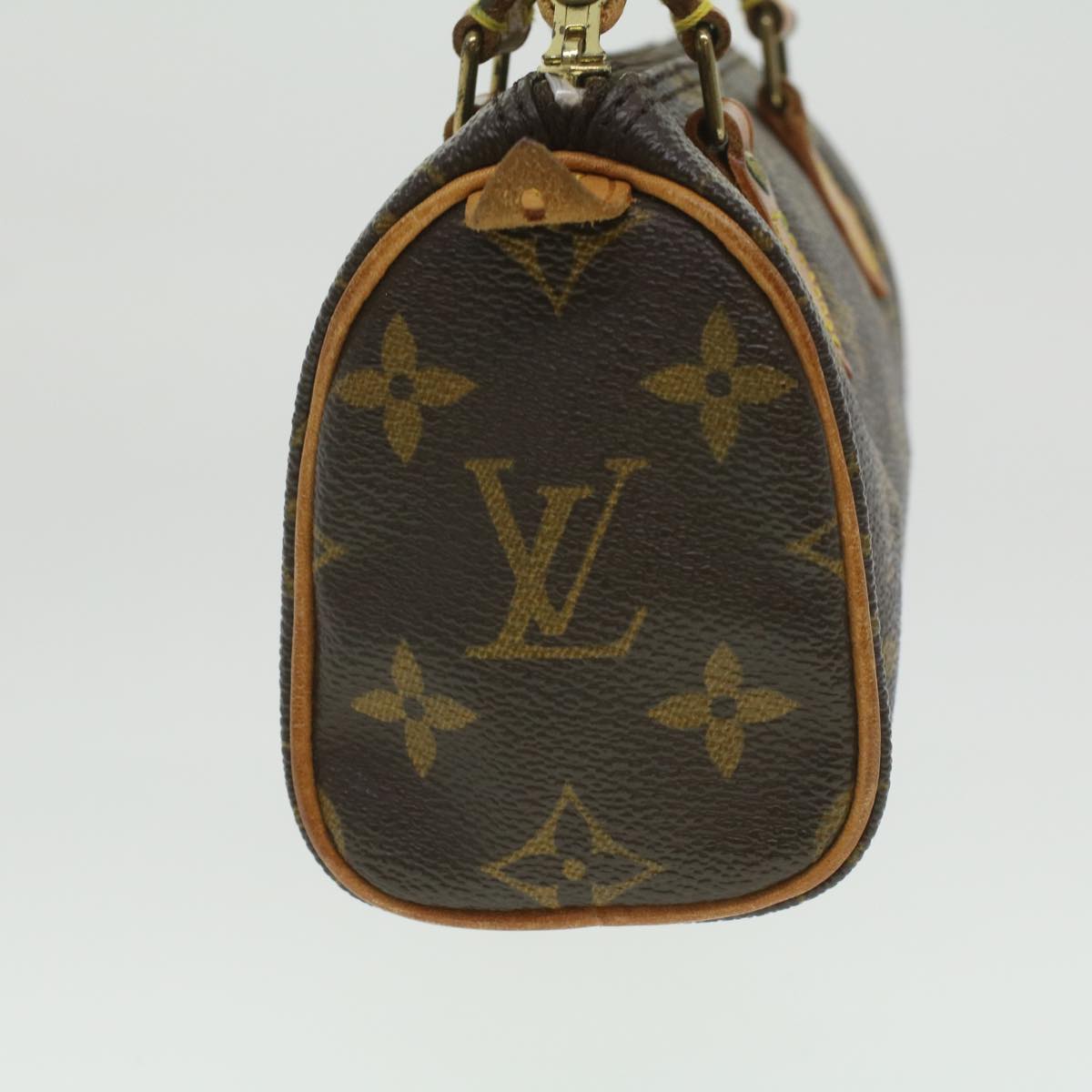 LOUIS VUITTON Monogram Mini Speedy Hand Bag M41534 LV Auth 37729