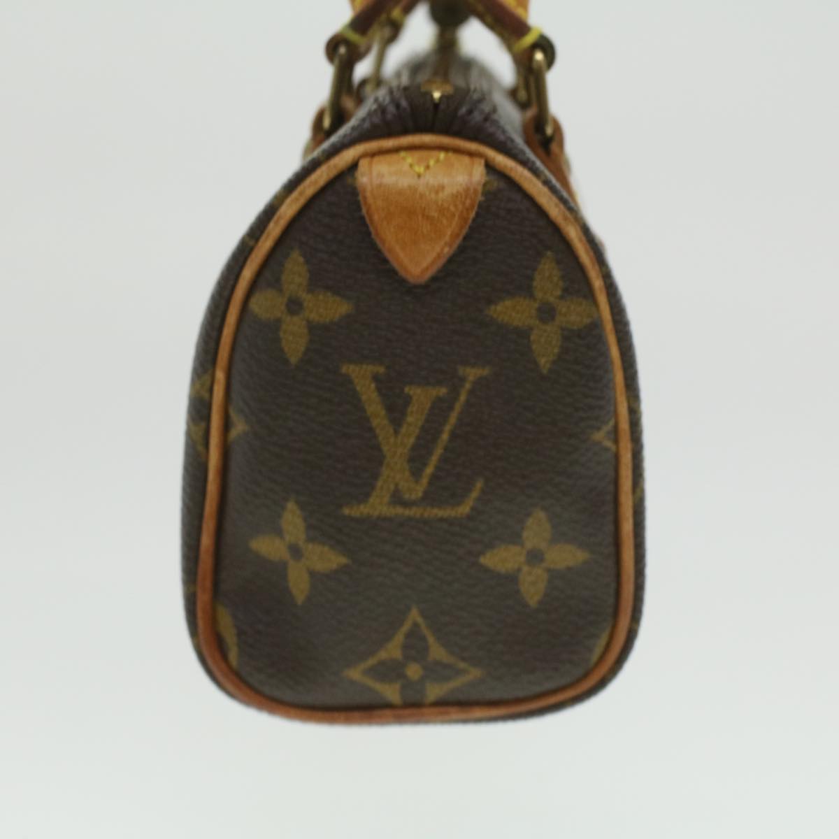 LOUIS VUITTON Monogram Mini Speedy Hand Bag M41534 LV Auth 37729
