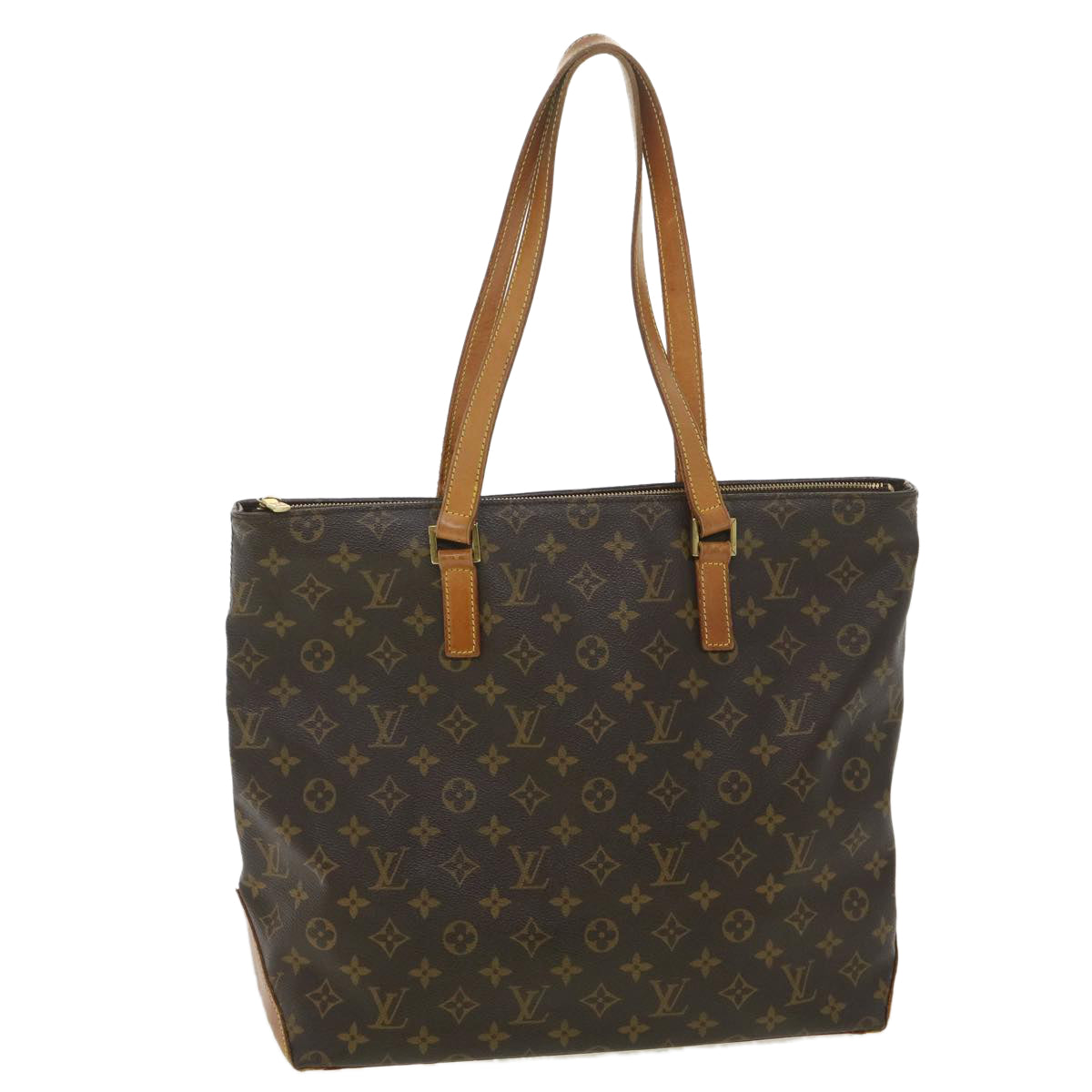 LOUIS VUITTON Monogram Cabas Mezzo Tote Bag M51151 LV Auth 37736