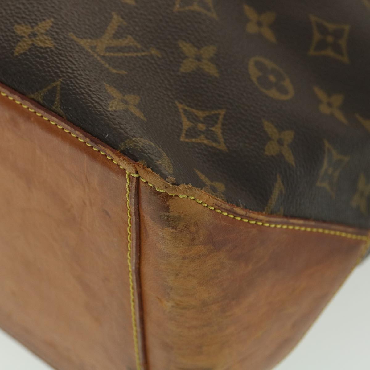 LOUIS VUITTON Monogram Cabas Mezzo Tote Bag M51151 LV Auth 37736