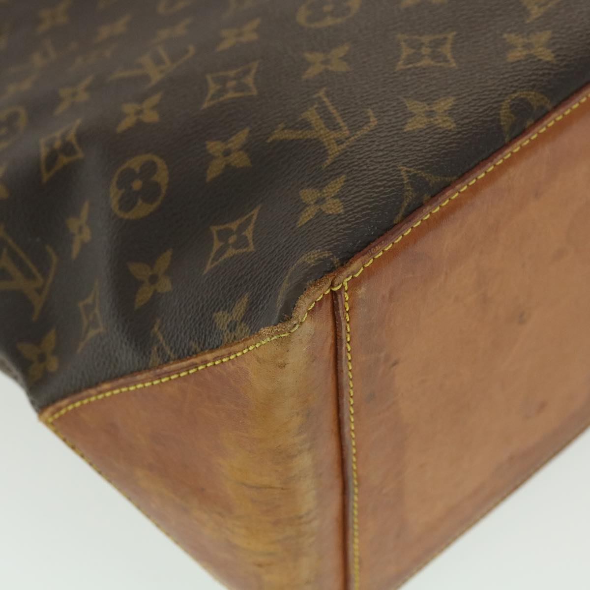 LOUIS VUITTON Monogram Cabas Mezzo Tote Bag M51151 LV Auth 37736