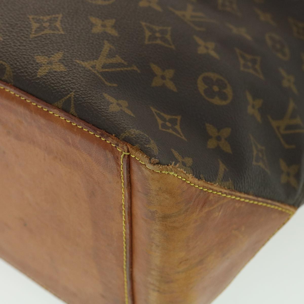 LOUIS VUITTON Monogram Cabas Mezzo Tote Bag M51151 LV Auth 37736