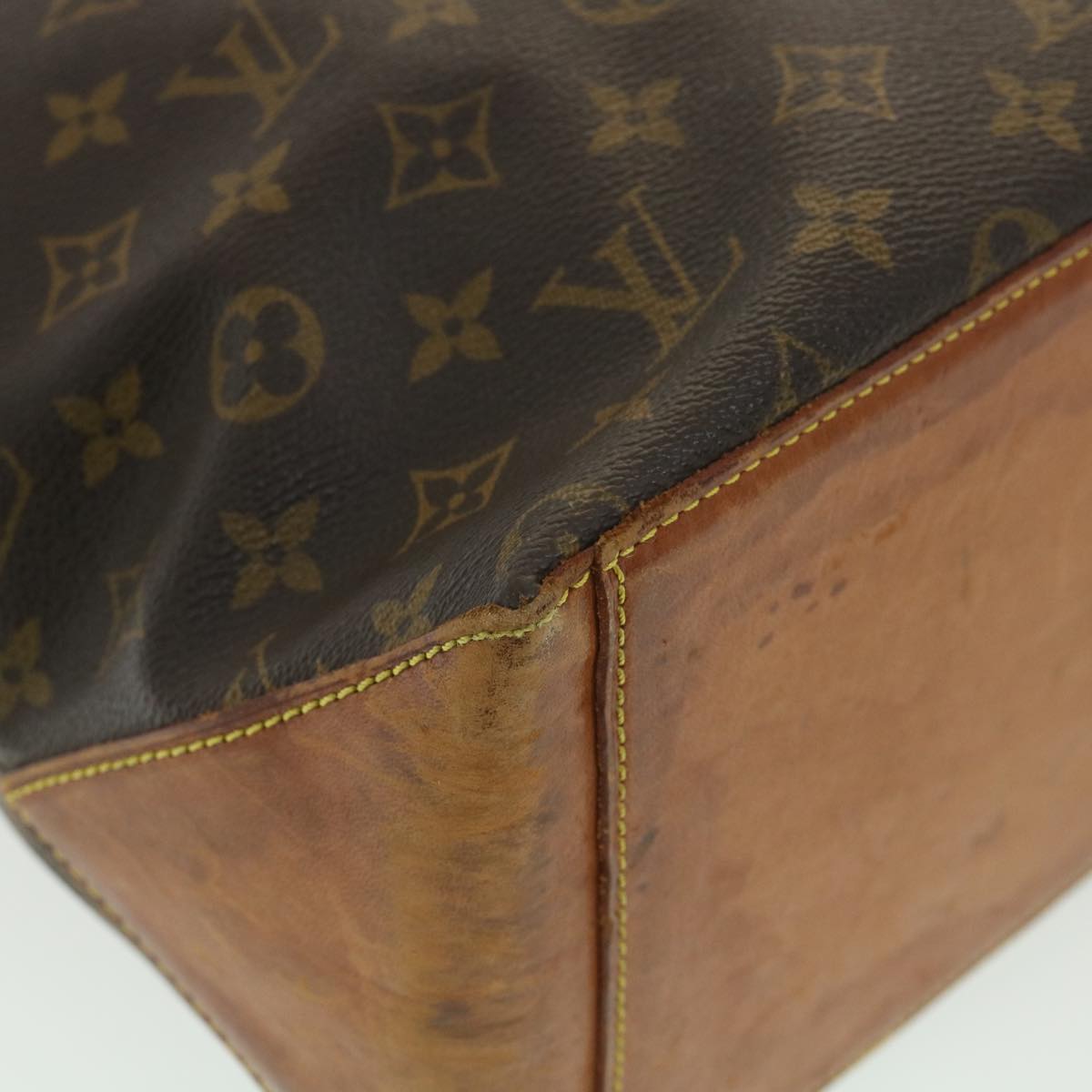 LOUIS VUITTON Monogram Cabas Mezzo Tote Bag M51151 LV Auth 37736