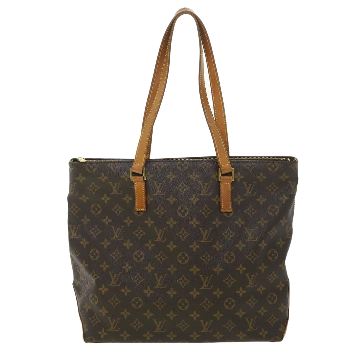 LOUIS VUITTON Monogram Cabas Mezzo Tote Bag M51151 LV Auth 37736