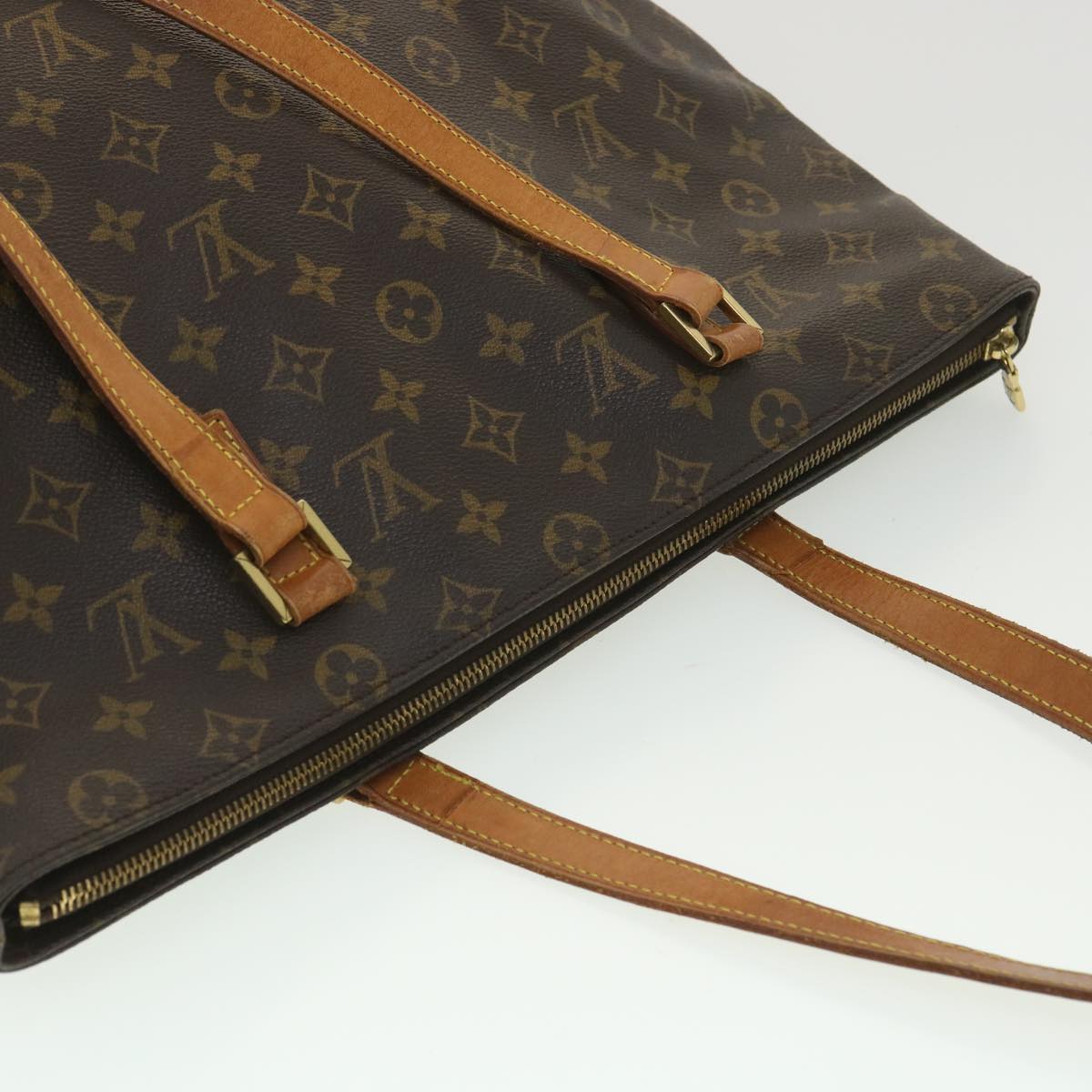 LOUIS VUITTON Monogram Cabas Mezzo Tote Bag M51151 LV Auth 37736