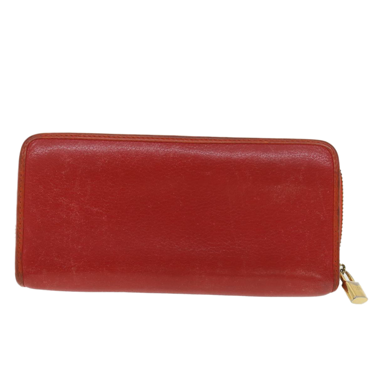 LOEWE Long Wallet Leather Red Auth 37768 - 0