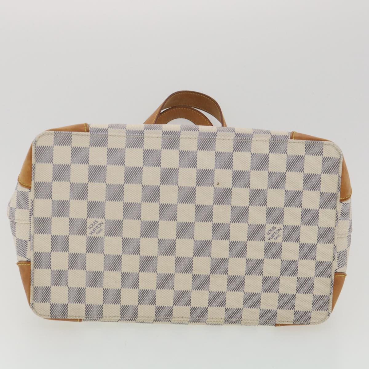 LOUIS VUITTON Damier Azur Hampstead PM Tote Bag N51207 LV Auth 37778