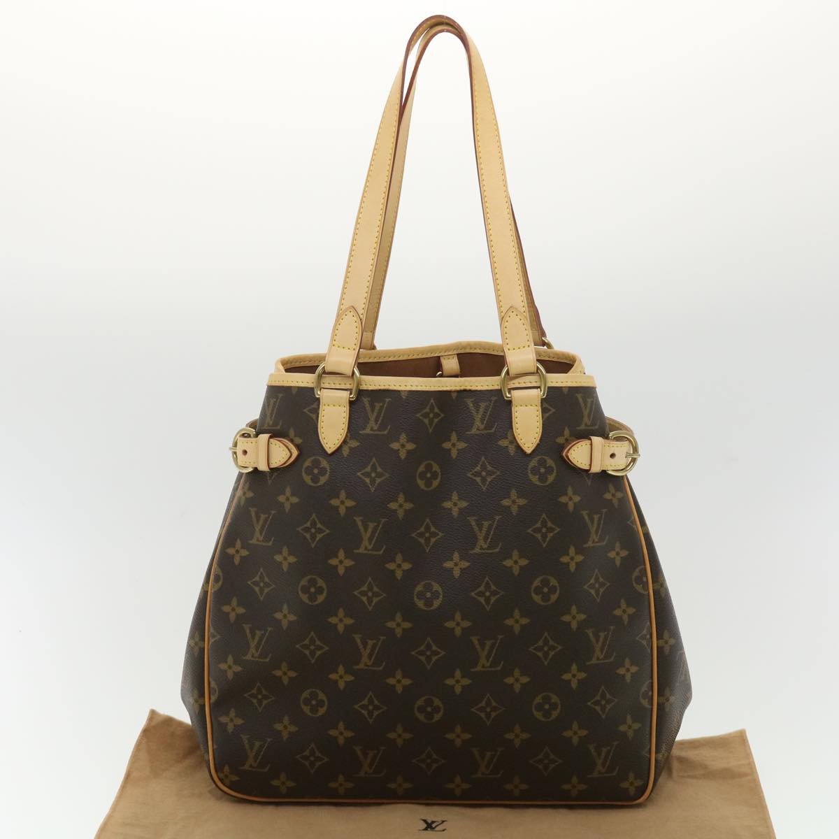 LOUIS VUITTON Monogram Batignolles Vertical Tote Bag M51153 LV Auth 37782