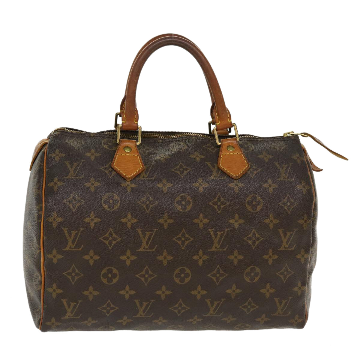 LOUIS VUITTON Monogram Speedy 30 Hand Bag M41526 LV Auth 37784